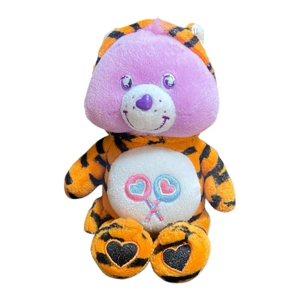Vintage Care Bears (2002) Halloween Share Bear in a Tiger Costume